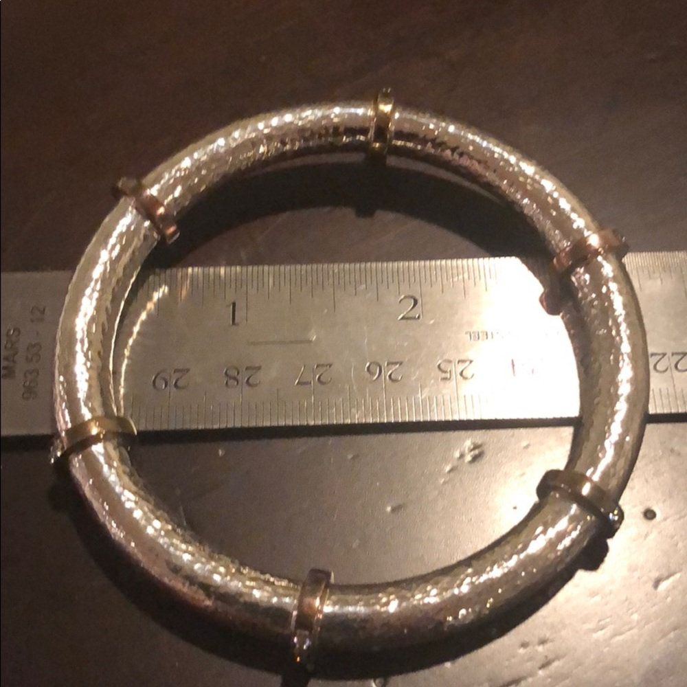 Silpada Hammered Sterling Silver Bangle - Picture 4 of 8